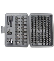 Set of 100 bit heads in a practical carrying case