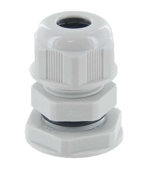 Cable Glands Direct PG thread glands come complete with locking nut. PG-9