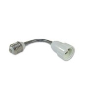 E27/E14 extension adapter with flexible joint