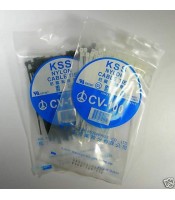 CV-075 WHITE ΔΕΜΑΤΙΚΑ 100 ΤΕΜ CABLE TIES 75X2.5mm ΛΕΥΚΑΔΕΜΑΤΙΚΑ - ΣΠΙΡΑΛ - ΒΑΣΕΙΣ