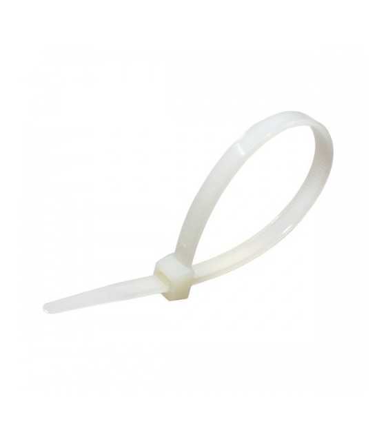 CV-075 WHITE ΔΕΜΑΤΙΚΑ 100 ΤΕΜ CABLE TIES 75X2.5mm ΛΕΥΚΑΔΕΜΑΤΙΚΑ - ΣΠΙΡΑΛ - ΒΑΣΕΙΣ