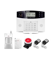 Wireless 433MHz Home Burglar Security SIM SMS GSM Alarm System PIR Detector Door Sensor