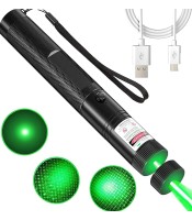 Green Laser Pointer, Long Range Green High Power USB Rechargeable