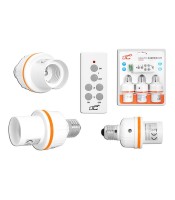 E27 bulb socket controlled by remote control x3.