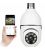 WiFi домашна охранителна лампова камера, E27 безжична IP камера за видео наблюдение, 360-градусов