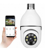 WiFi домашна охранителна лампова камера, E27 безжична IP камера за видео наблюдение, 360-градусов