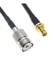 UHF PL259 Male to sma Female Connector for Car Mobile Radio Antenna