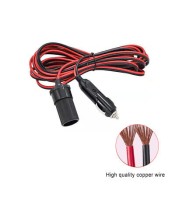 Cigarette Lighter Socket Extension Cord Cable 4 Meters Male Plug To Female Socket Extension