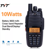Преносима двулентова радиостанция TYT UV8000E 10W излъчваща мощност, кръстосан ретранслатор