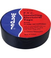 INSULATING PVC TAPE 0.13X19X20Y BLACK WND