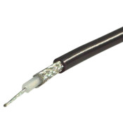 COAXIAL CABLE RG58/U BLACK 1m/100RG58 BASIC