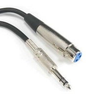 XLR (F) - Jack Microphone Cable 6M