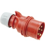MALE INDUSTRIAL PLUG 5P 32A 025-6 IP44 PCE