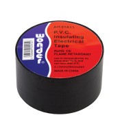 INSULATING PVC TAPE 0.13X38X20Y BLACK WND