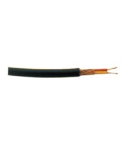 MICROPHONE CABLE 1X6mm² STEREO BLACK