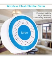Wireless Strobe Siren Onsite Deterrent Alert System 433MHz for Tuya G107