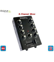 ΜΙΚΤΗΣ 2 ΚΑΝΑΛΙΩΝ ΜΕ Crossfader, Bluetooth rec output, Audio Club