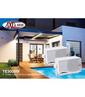 3-Way 80W max, Indoor/Outdoor Speaker Pair System