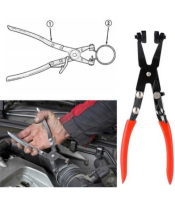 Automotive Hose Clamp Pliers Straight Throat Tube Bundle Clamp Removal Tool