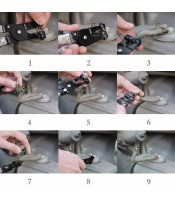 Автомобилни клещи за скоби за маркучи Инструмент за премахване на скоби за права гърловина