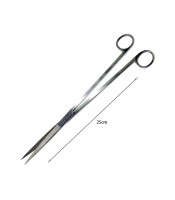 Straight Professional Stainless Steel Plant Tongs Scissors For Aquarium