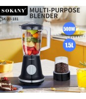 Sokany 181 Juicer Multifunctional Food Processor Fresh Fruit Juice Nutrition