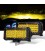 7 Inch Amber Fog Lights, 144W Led Light Bar Spot Beam, 520 LM Quad Row