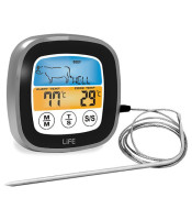 MEAT THERMOMETER & TOUCH TIMER LIFE WELL DONE