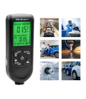 Qoltec Coating thickness gauge with LCD | 0~2000um