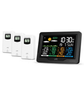 WEATHER STATION 5.9" TRIPLE SENSOR LIFE CONTINENTAL