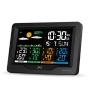 WEATHER STATION 5.9" TRIPLE SENSOR LIFE CONTINENTAL