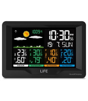 WEATHER STATION 5.9" TRIPLE SENSOR LIFE CONTINENTAL