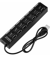 USB 2.0 HUB WITH 7 USB-A PORT SWITCHES