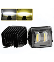 40W Portable Sealed Beam LED Work Light Running off-Road 12V White Yellow Fog Lamp12V~36V