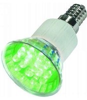 09E14LED G LED LAMP E14 GREENE14