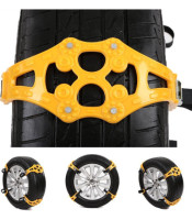 Snow Snap Skid Wheel chains Car Anti-skid Safety 4pcs/set Double buckle TPU Chains Adjustable