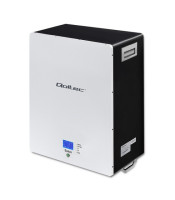 Qoltec Energy Storage LiFePO4 battery, 9.6kWh, 48V | BMS | LCD