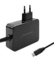 Qoltec GaN POWER PRO charger,1xUSB-C, 100W, 5-20V | 3-5A | Black