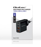 GaN 130w USB Type C, Fast ΦΟΡΤΙΣΤΗΣ, 2xUSB-C | 2xUSB