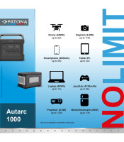 Powerstation Autarc 1000 / 1000W 1000Wh PD100W USB5V/2.4A