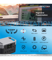 ΒΑΛΙΤΣΑ ΦΟΡΗΤΟ power station, 2000W, INVERTER ΗΜΙΤΟΝΟΥ USB