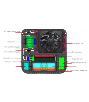 NFX-700 Охладител за паркиране 12V 24V Климатик за паркиране, монтиран на покрива, подходящ за камион