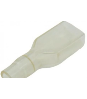 CABLE TERMINAL COVER (6.3) PVC CLEAR 4.0X6.5 ZS6540