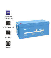 LiFePO4 lithium iron phosphate battery | 25,6V | 100Ah | 1280Wh | BMS