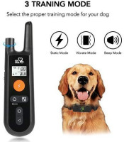 Dog Training Shock Collar with 1800FT Remote, IP67 Waterproof & 5 Training Modes