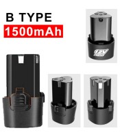 12V 1500mAh Lithium-ion Replacement Battery for Cordless Drills-Suitable for cordless drill screw driver