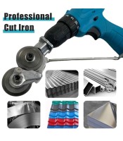 Electric Drill Plate Cutter Fast Metal Sheet Cutter Tool Free Cutting Tool Nibbler Sheet Metal Cut