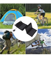 Foldable Solar Panel, 10W Solar Charger IP65 Waterproof Outdoor Camping Solar Battery Charger