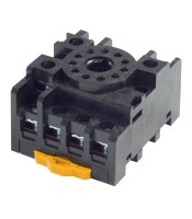 PF113A-N | 11 Pin 250V ac DIN Rail Relay Socket, for use with MKS Series