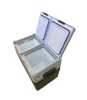 45 LITERS PORTABLE FRIDGE WITH FREEZER -20C, 12 - 24V, WITH COMPRESSOR